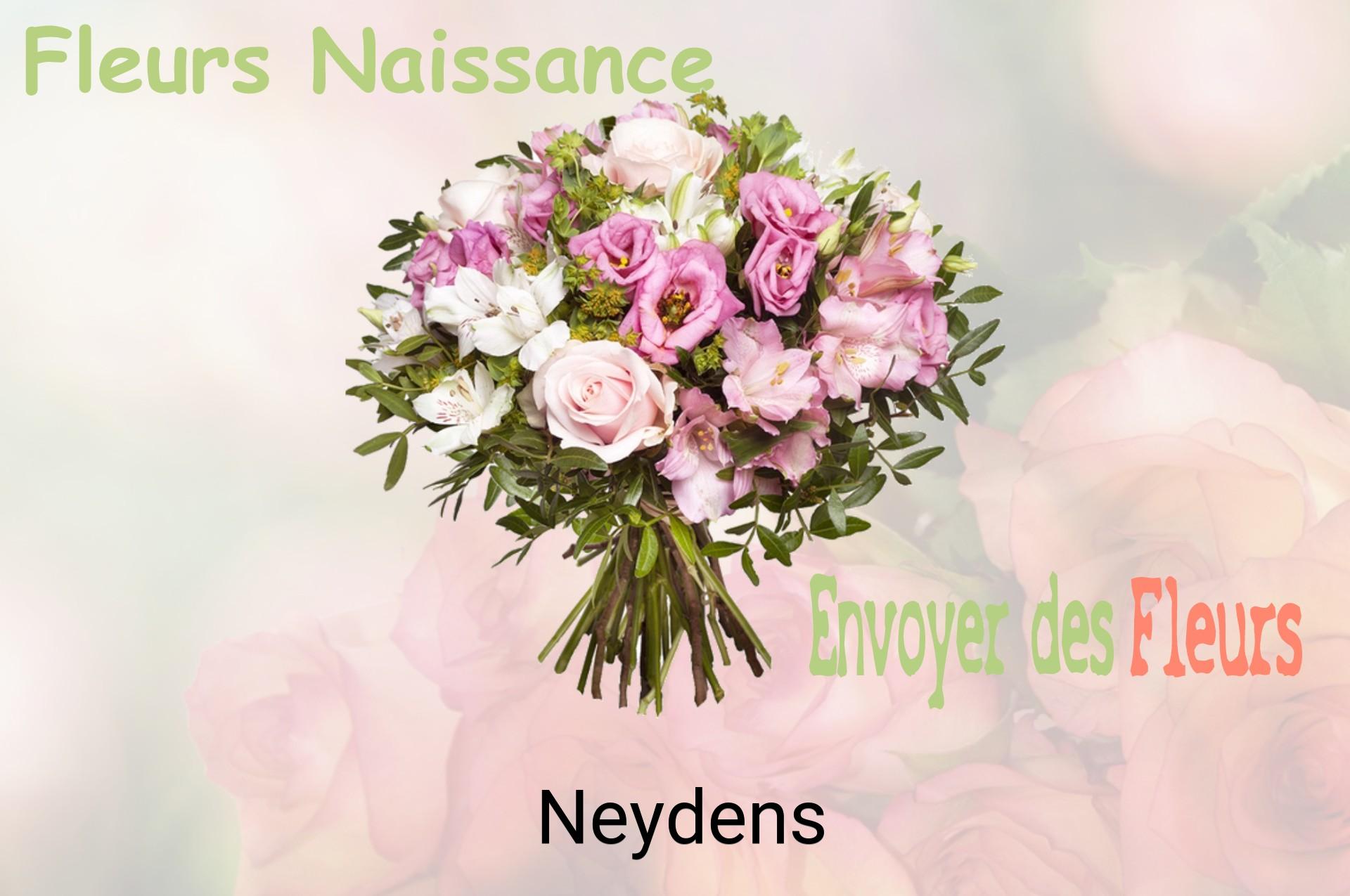 Bouquet de fleurs de naissance livré à Neydens